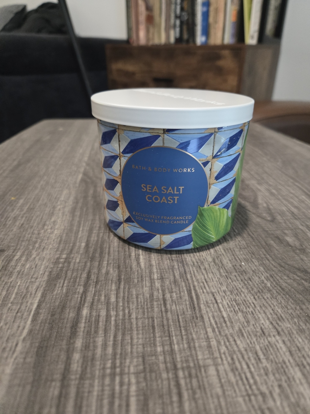 Bath & Body Works Sea Salt Coast Candle - Blue & Green